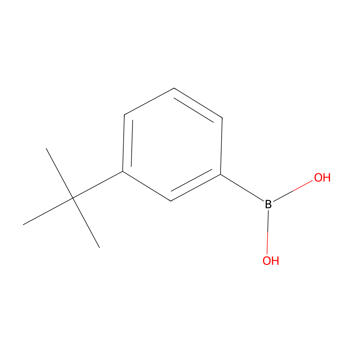 (3-tert-Butylphenyl)boronic acid molecular structure, CAS 560132-24-3