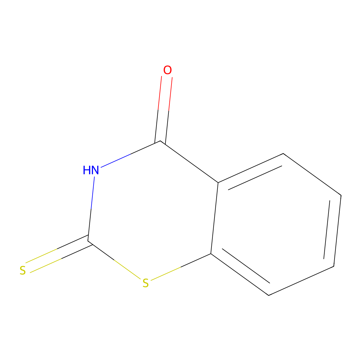 2-thioxo-2,3-dihydro-4H-1,3-benzothiazin-4-one molecular structure, CAS 56022-26-5