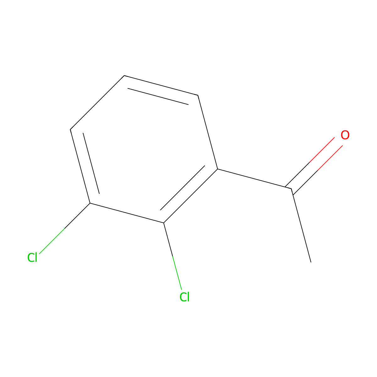 1-(2,3-Dichlorophenyl)ethan-1-one molecular structure, CAS 56041-57-7