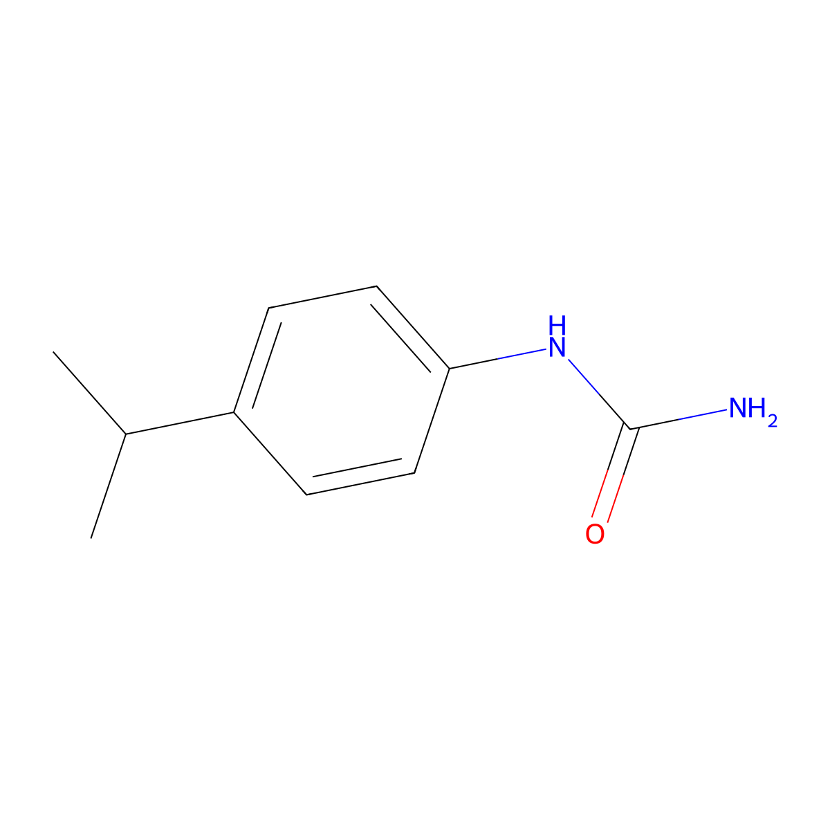 Didesmethylisoproturon molecular structure, CAS 56046-17-4