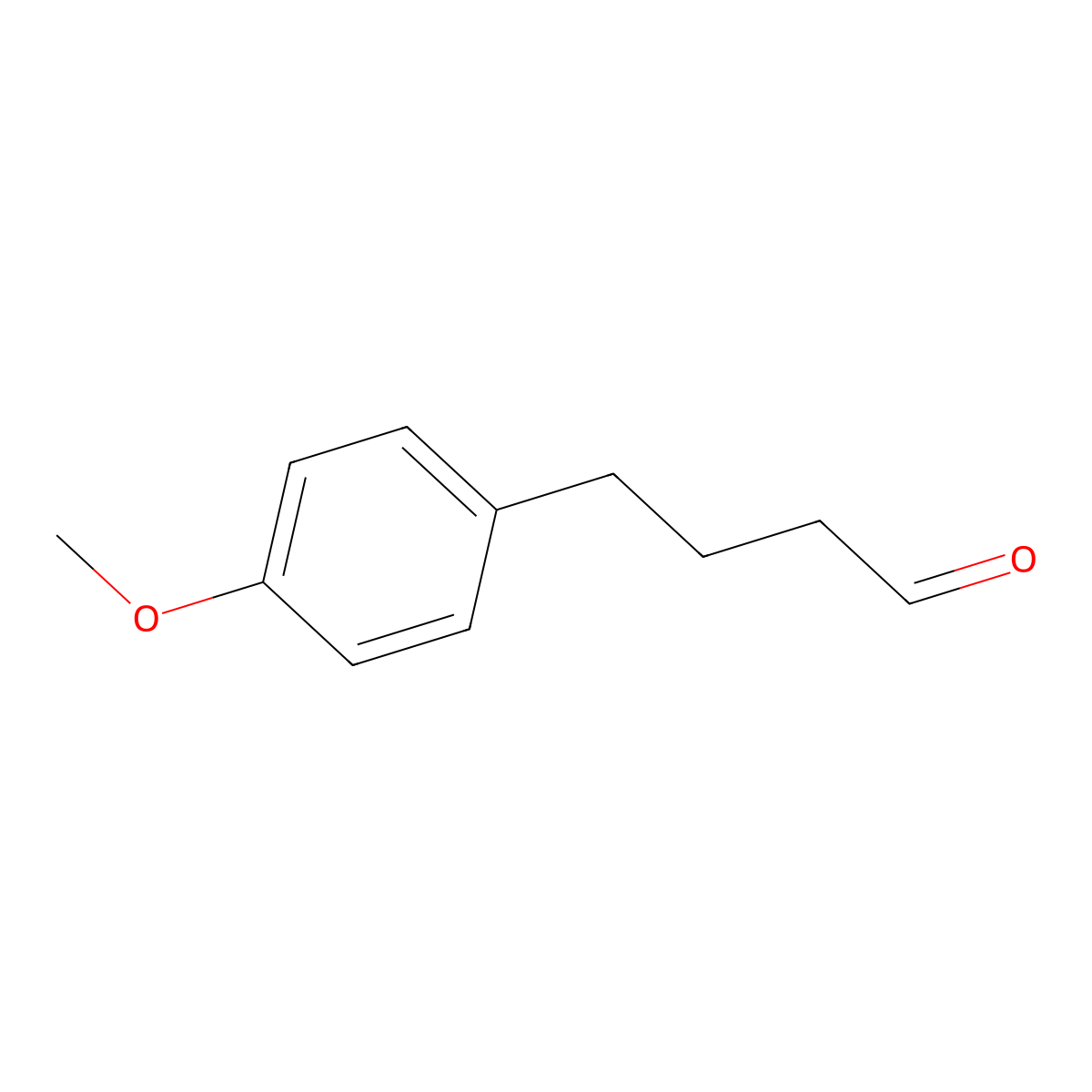 4-(4-Methoxyphenyl)butanal molecular structure, CAS 56047-51-9