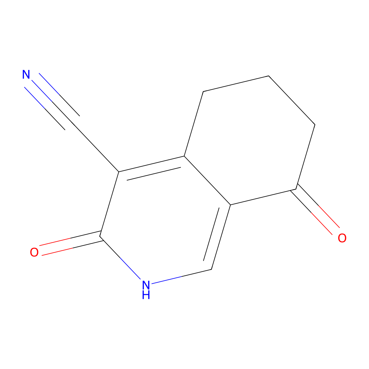 3,8-Dioxo-2,3,5,6,7,8-hexahydroisoquinoline-4-carbonitrile molecular structure, CAS 56053-56-6