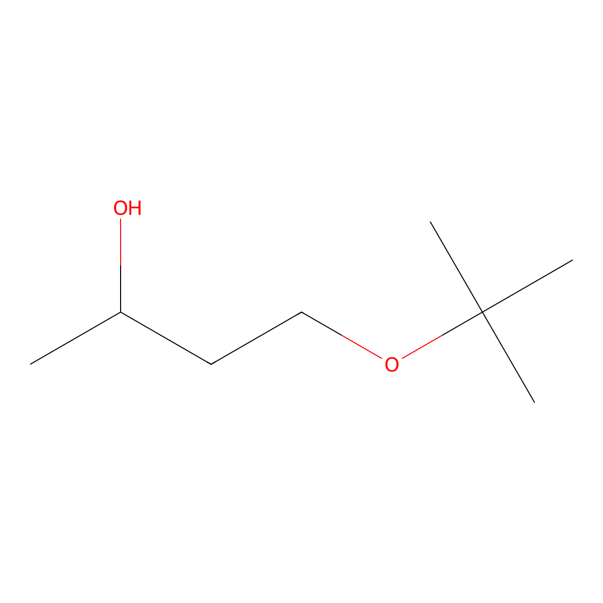 4-(Tert-butoxy)butan-2-ol molecular structure, CAS 56053-87-3