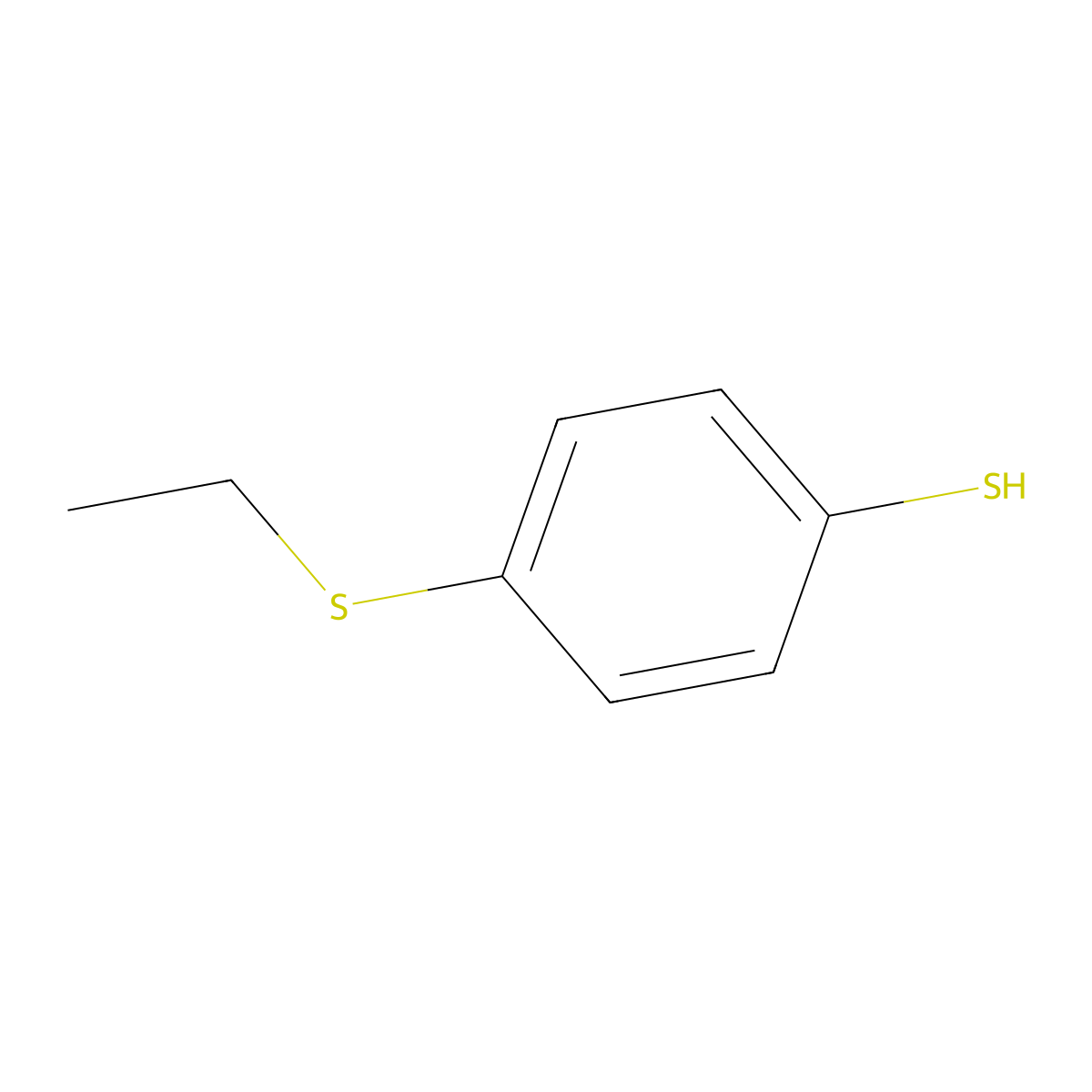 4-(Ethylthio)thiophenol molecular structure, CAS 56056-57-6