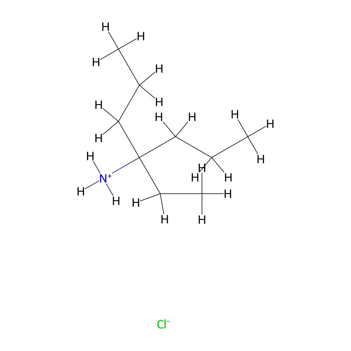 4-Heptanamine, 4-ethyl-, hydrochloride molecular structure, CAS 56065-48-6
