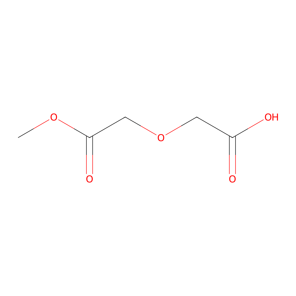1-Methyl 2-(carboxymethoxy)acetate molecular structure, CAS 56074-24-9
