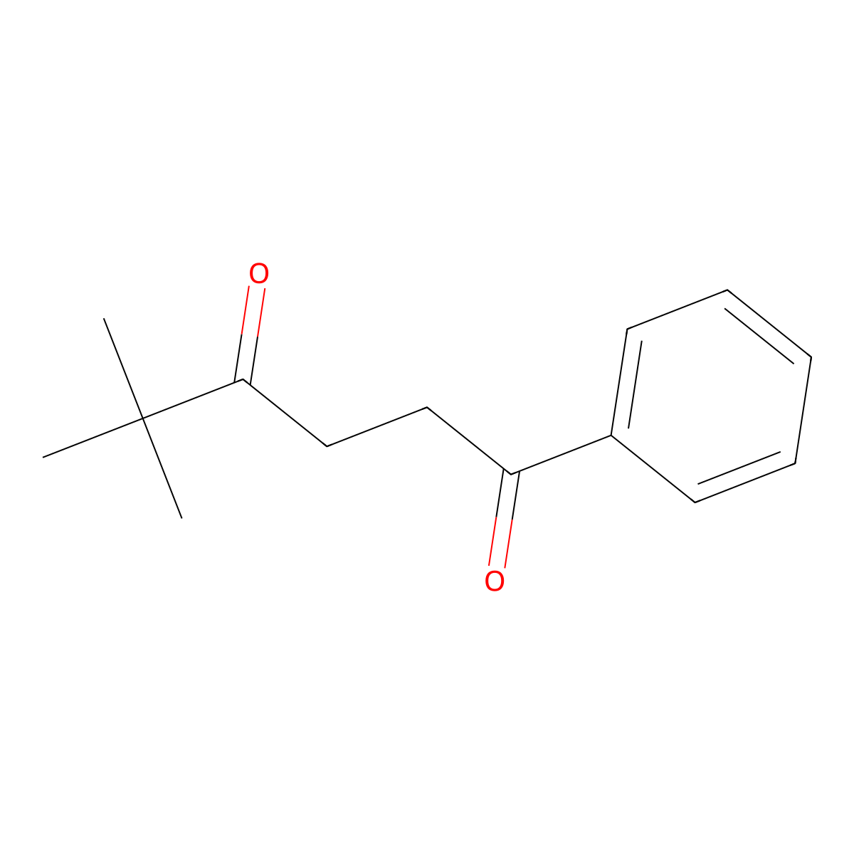 5,5-Dimethyl-1-phenyl-hexane-1,4-dione molecular structure, CAS 56079-45-9