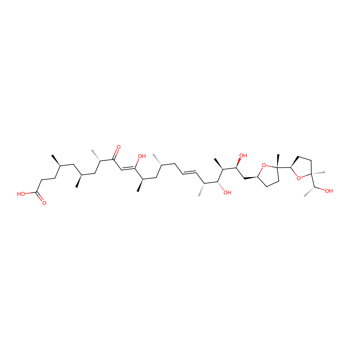 Ionomycin molecular structure, CAS 56092-81-0