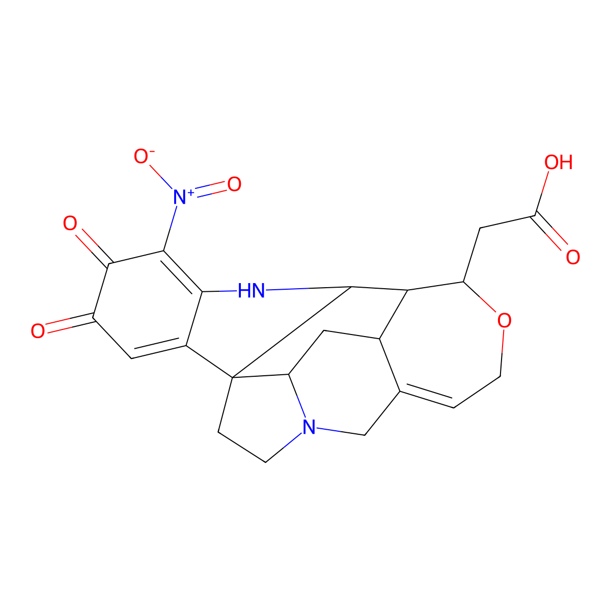 Cacotheline monohydrate molecular structure, CAS 561-20-6