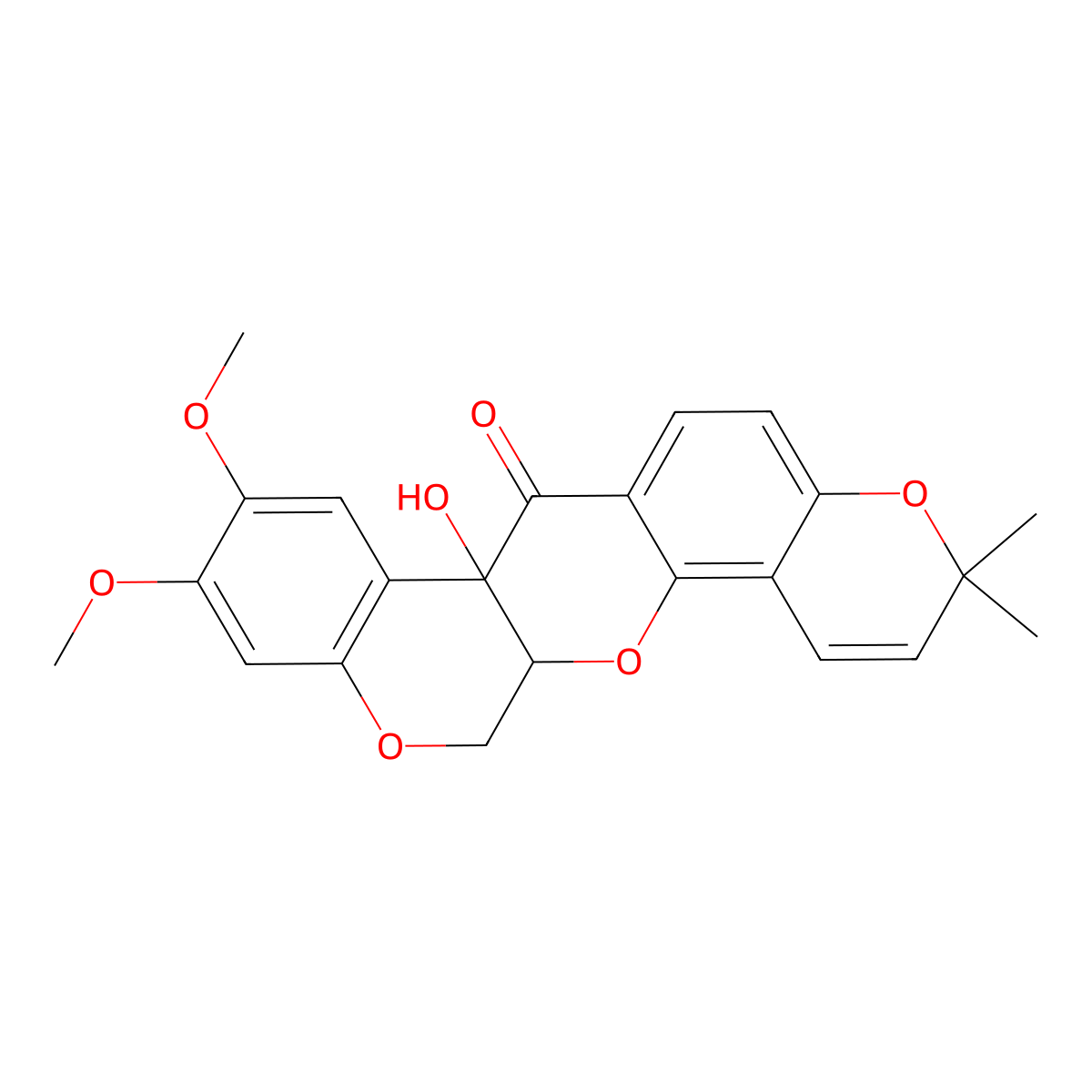 (Rac)-Tephrosin molecular structure, CAS 561-35-3