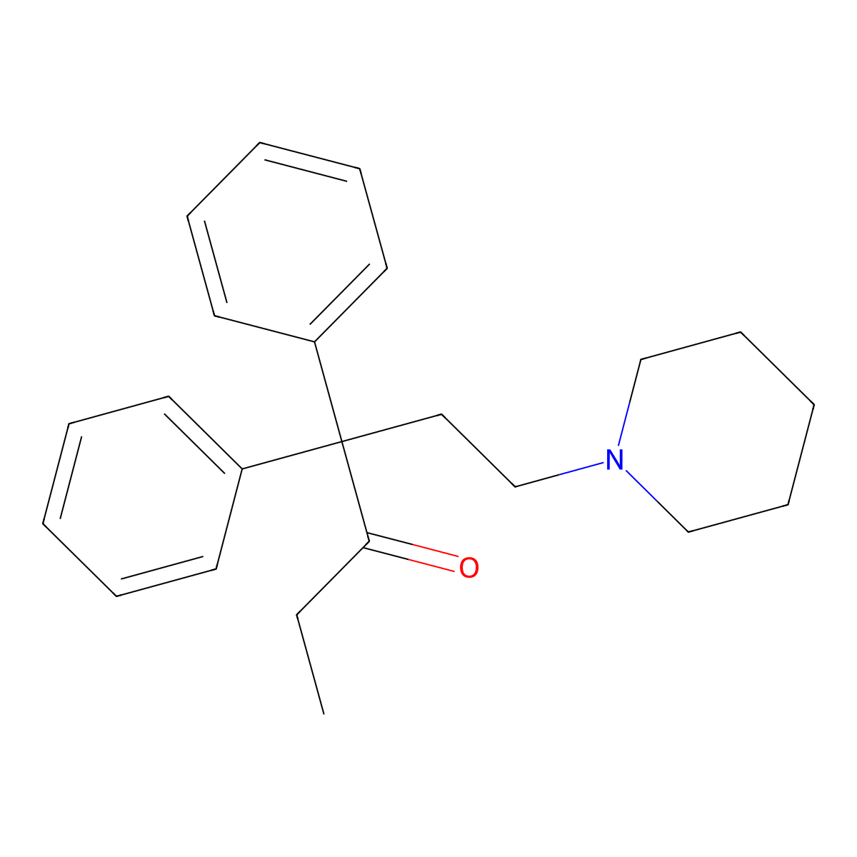 Norpipanone molecular structure, CAS 561-48-8