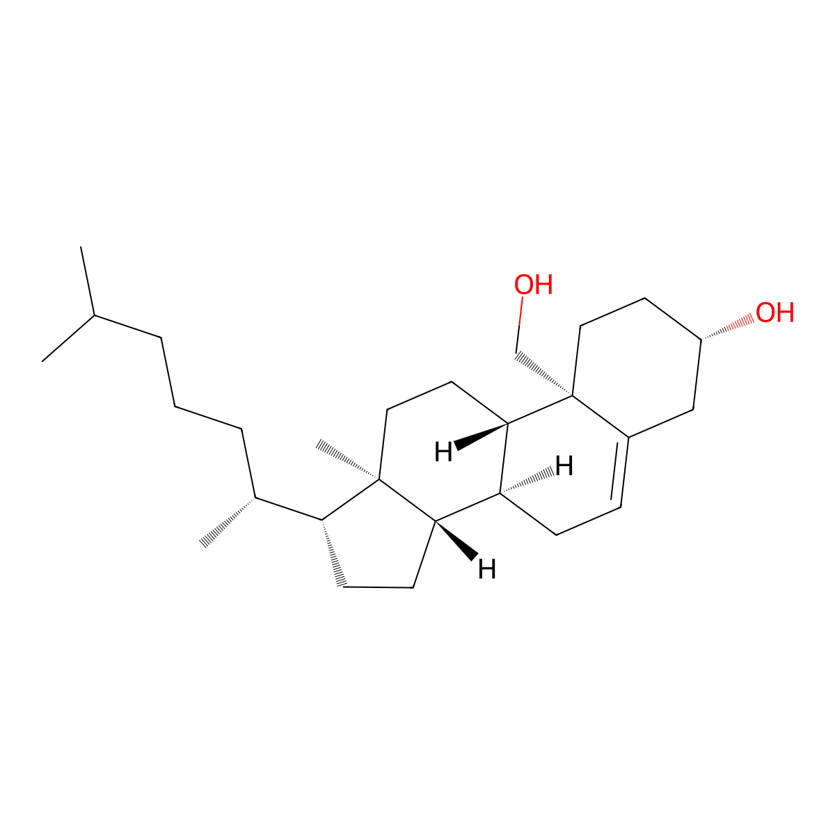 19-Hydroxycholesterol molecular structure, CAS 561-63-7