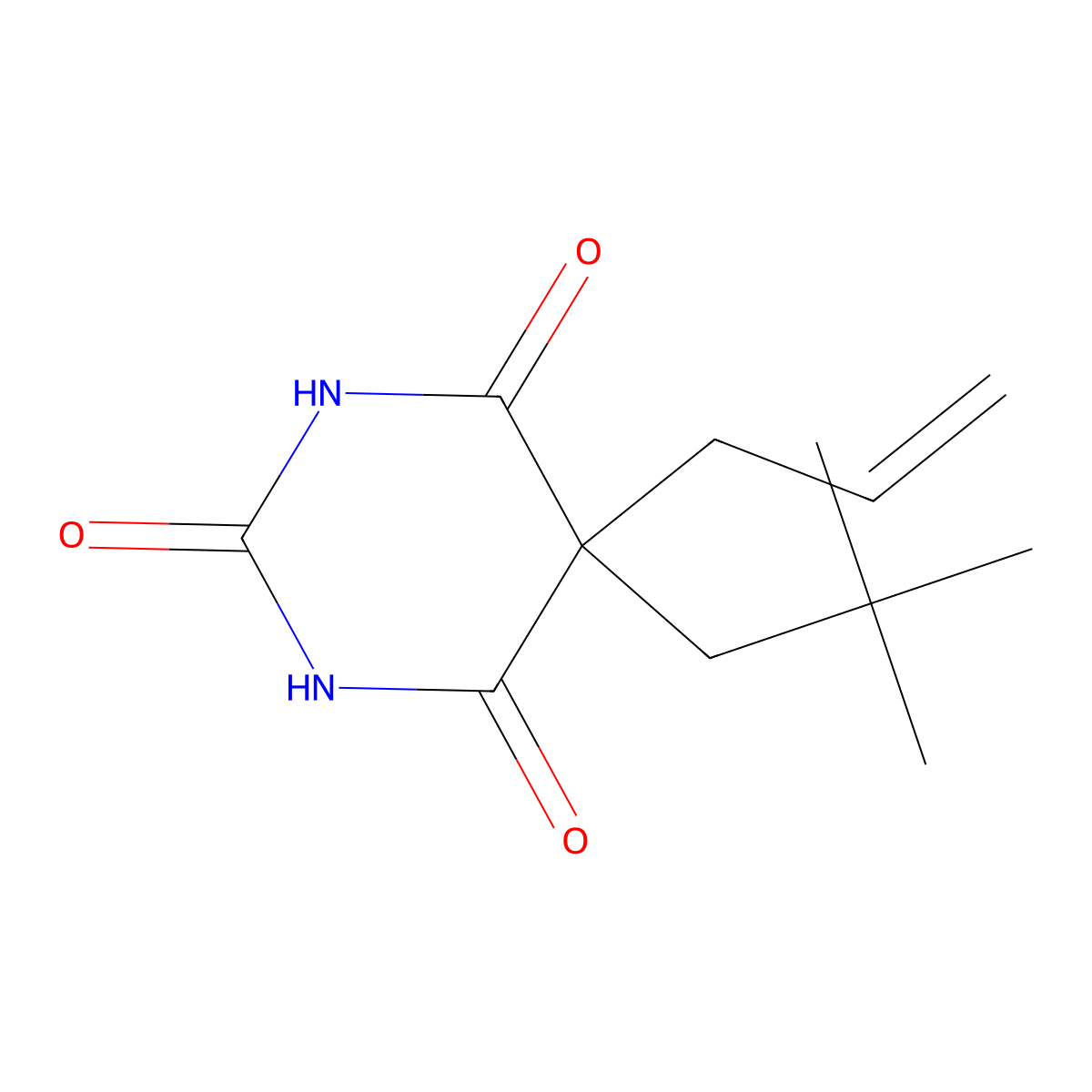 Nealbarbital molecular structure, CAS 561-83-1