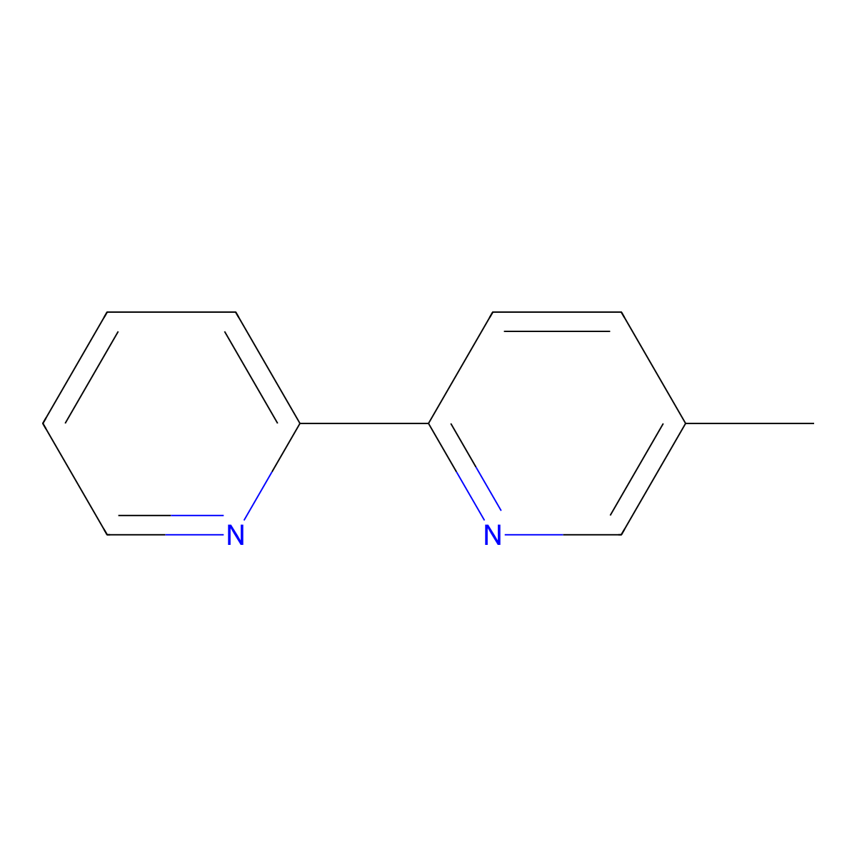 5-Methyl-2,2'-bipyridine molecular structure, CAS 56100-20-0