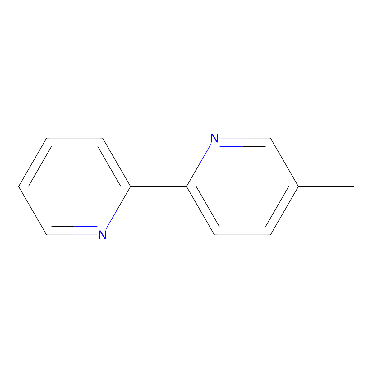 5-Methyl-2,2'-bipyridine molecular structure, CAS 56100-20-0
