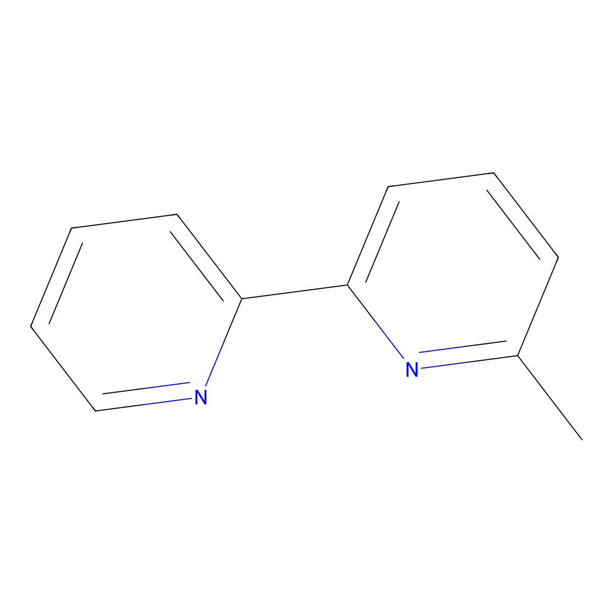 6-Methyl-2,2'-bipyridine molecular structure, CAS 56100-22-2