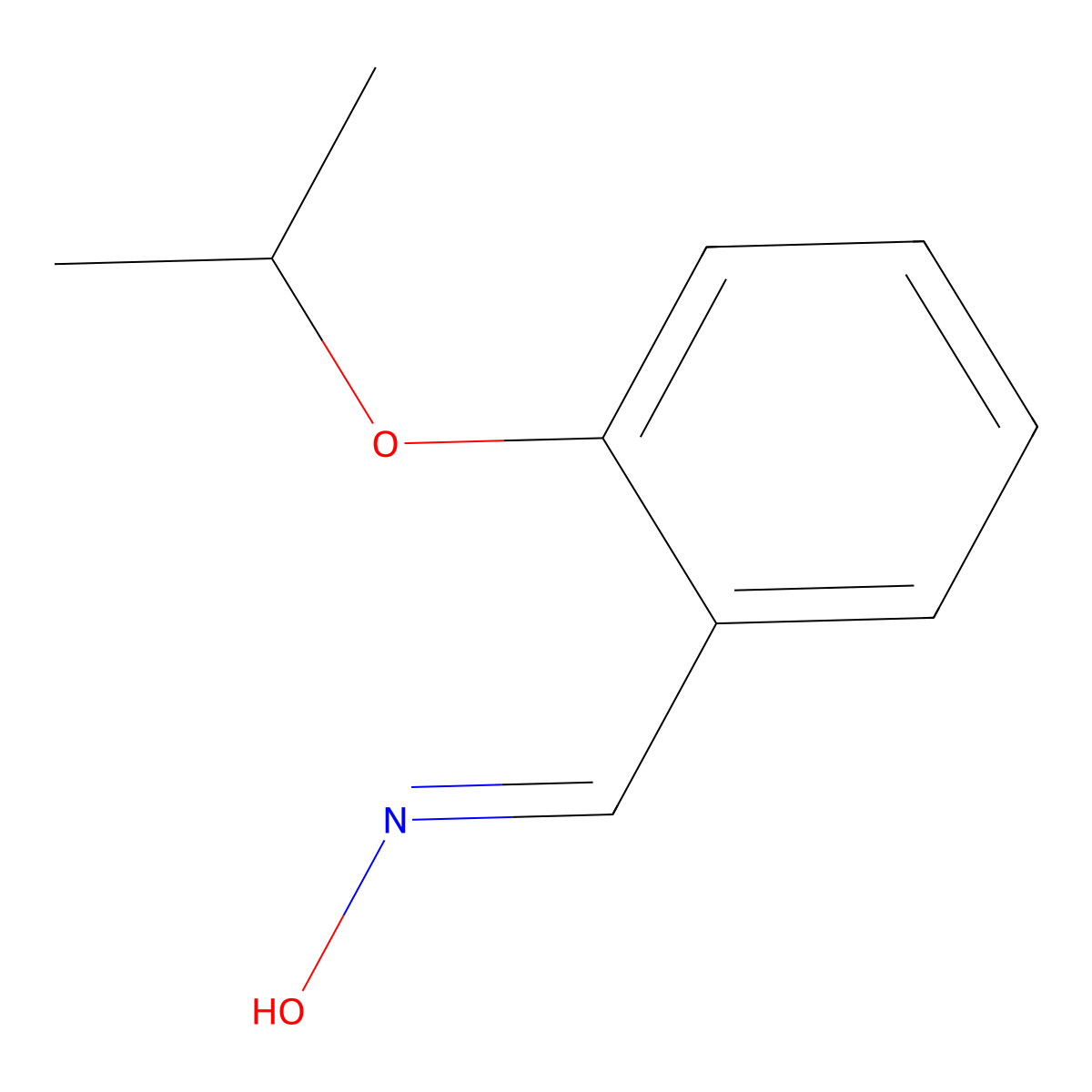 N-{[2-(propan-2-yloxy)phenyl]methylidene}hydroxylamine molecular structure, CAS 561009-00-5