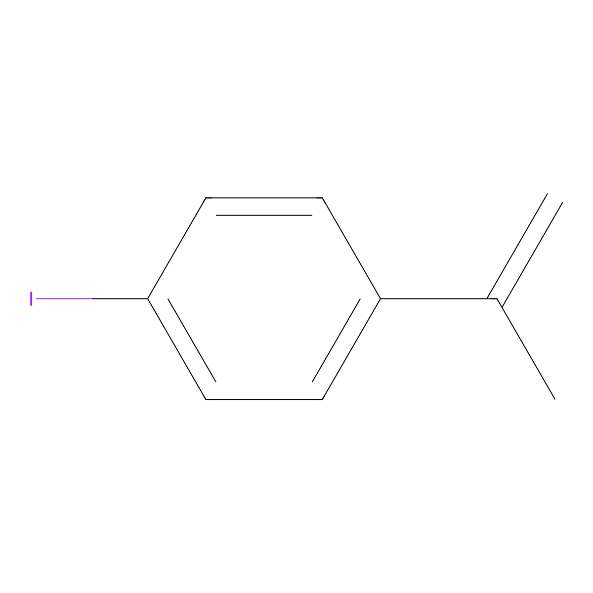 1-Iodo-4-(prop-1-en-2-yl)benzene molecular structure, CAS 561023-21-0