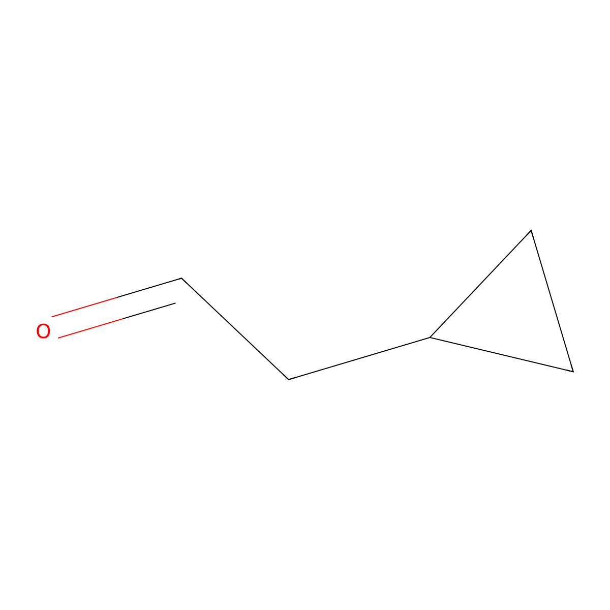 2-Cyclopropylacetaldehyde molecular structure, CAS 56105-19-2