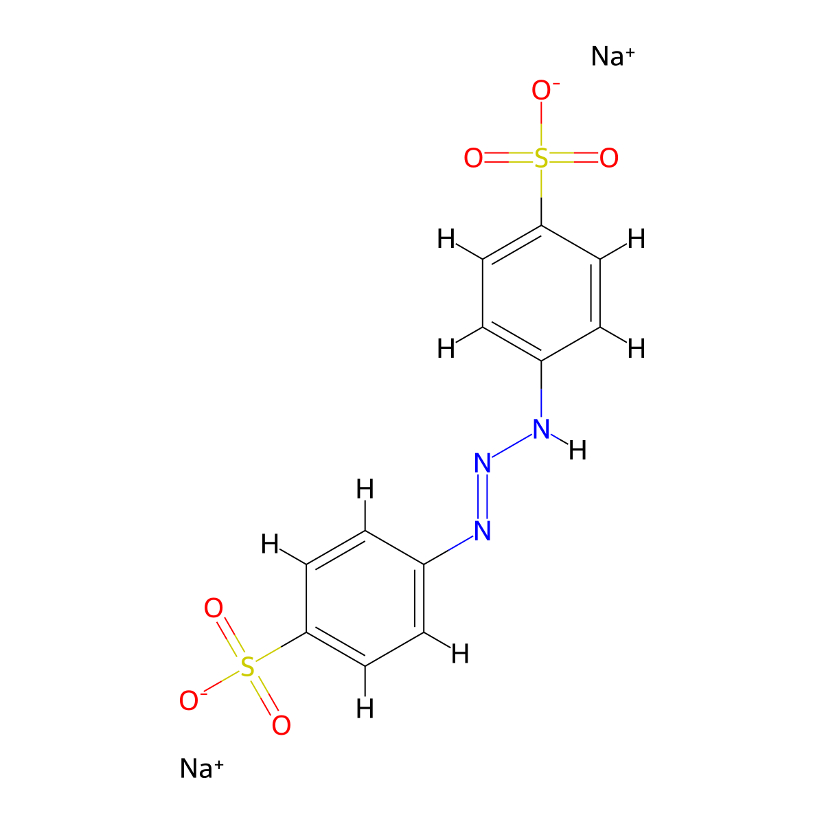4,4'-(Diazoamino)dibenzenesulfonic acid, disodium salt molecular structure, CAS 56120-28-6