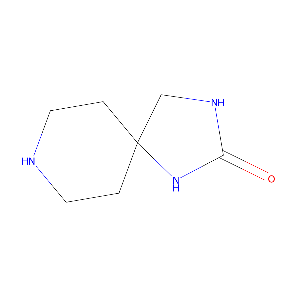 1,3,8-Triazaspiro[4.5]decan-2-one molecular structure, CAS 561314-52-1
