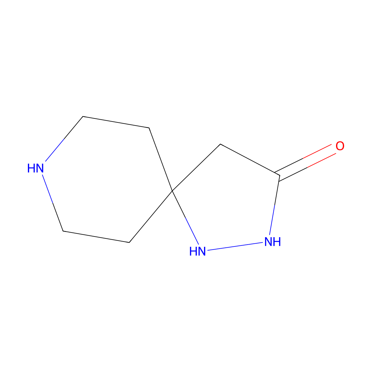 1,2,8-Triazaspiro[4.5]decan-3-one molecular structure, CAS 561314-54-3