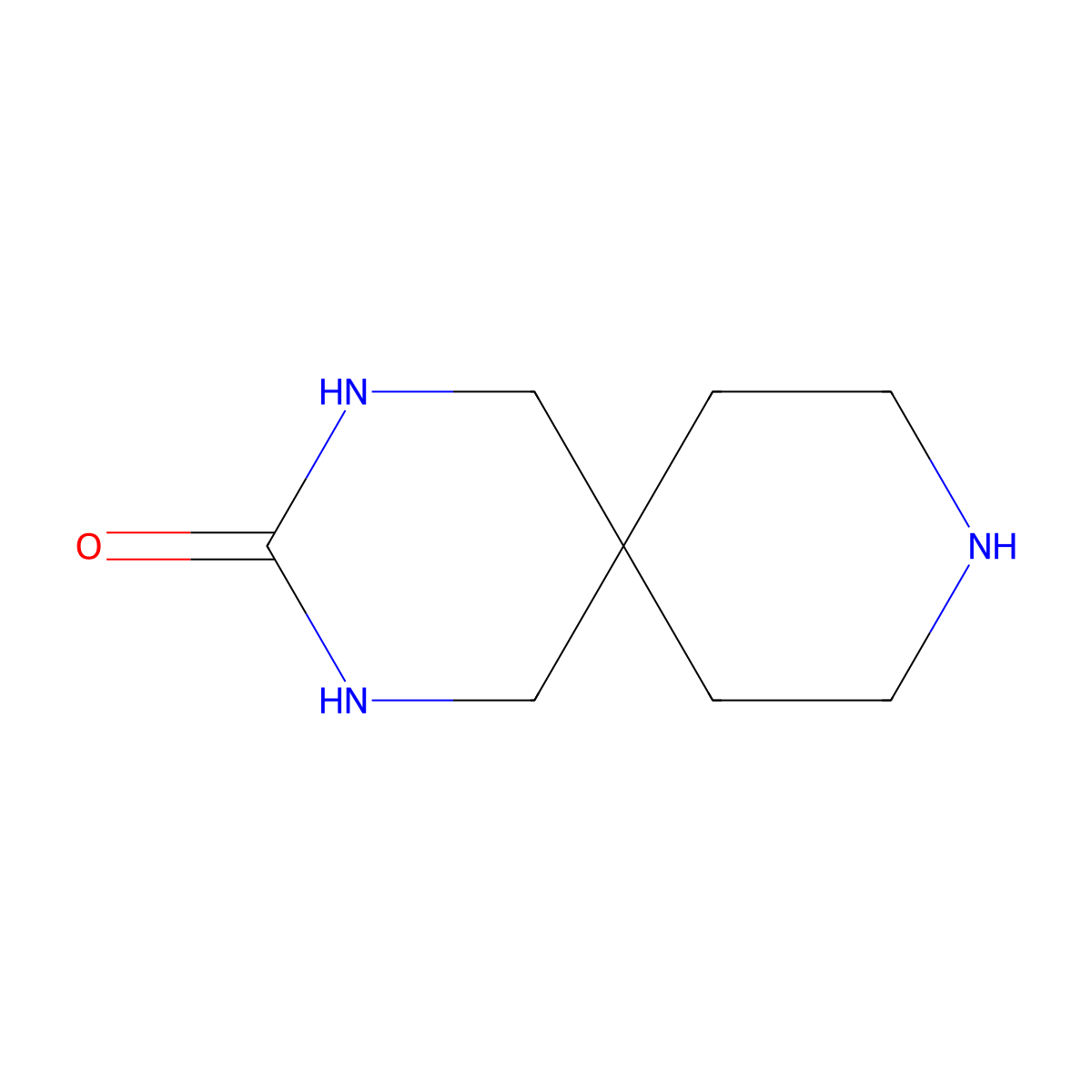 2,4,9-Triazaspiro[5.5]undecan-3-one molecular structure, CAS 561314-56-5
