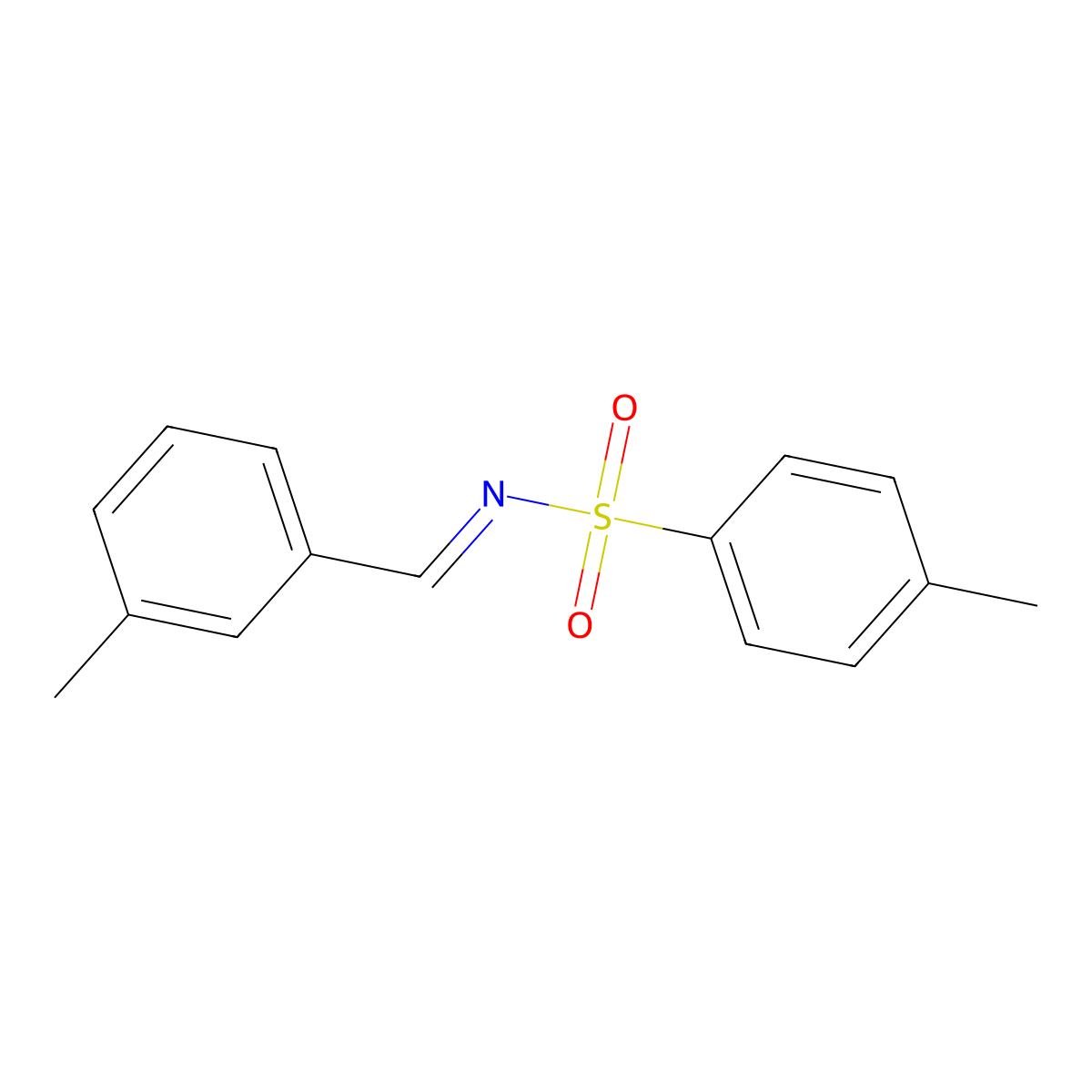 4-Methyl-N-(3-methylbenzylidene)benzenesulfonamide molecular structure, CAS 561319-11-7