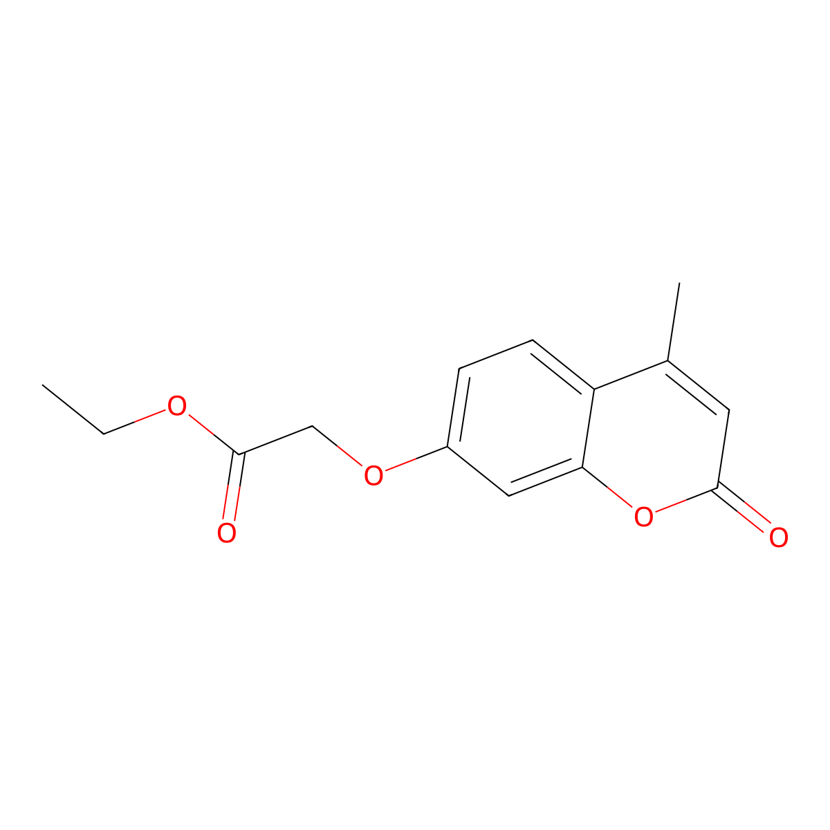 Ethyl 2-((4-methyl-2-oxo-2h-chromen-7-yl)oxy)acetate molecular structure, CAS 5614-82-4