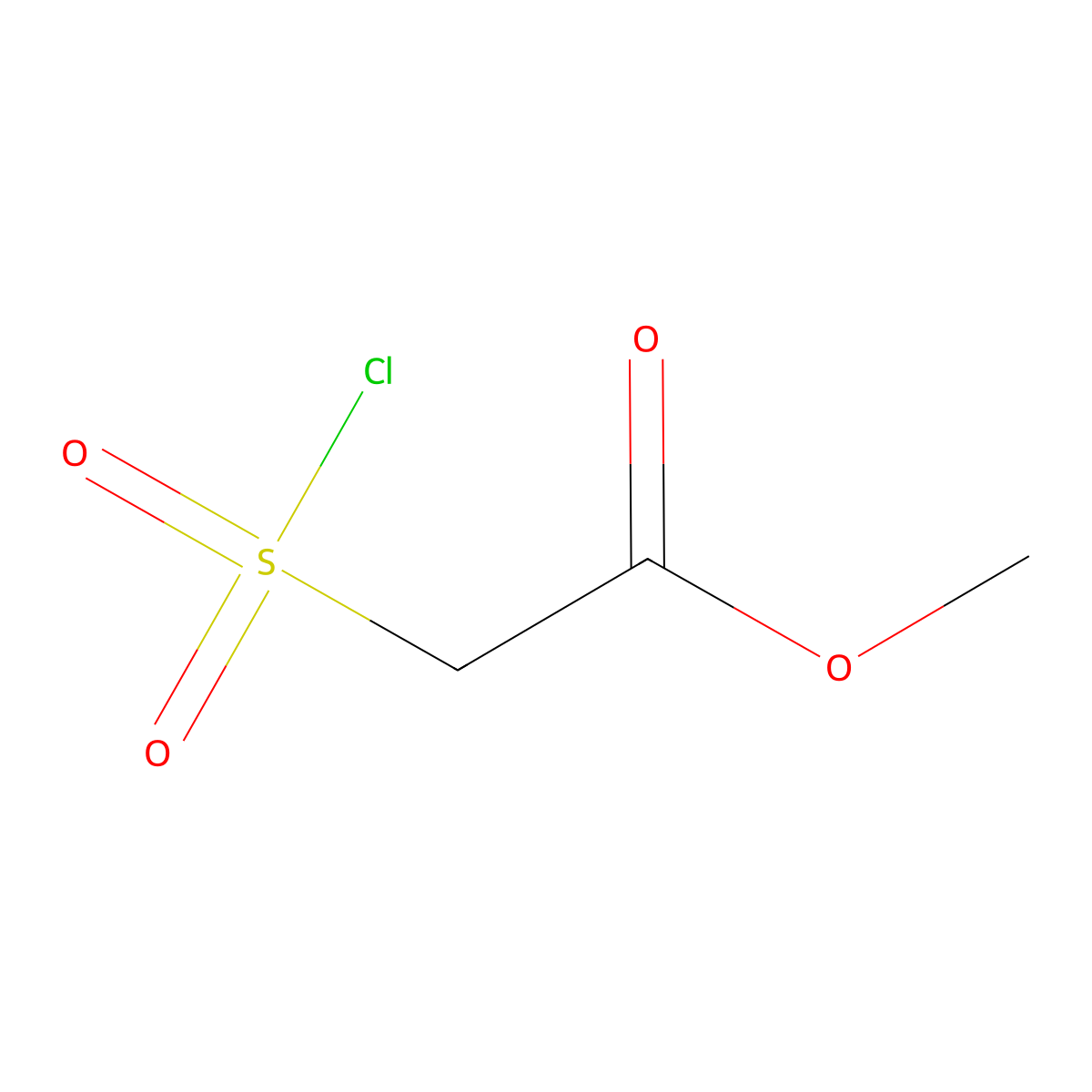 Methyl (chlorosulfonyl)acetate molecular structure, CAS 56146-83-9