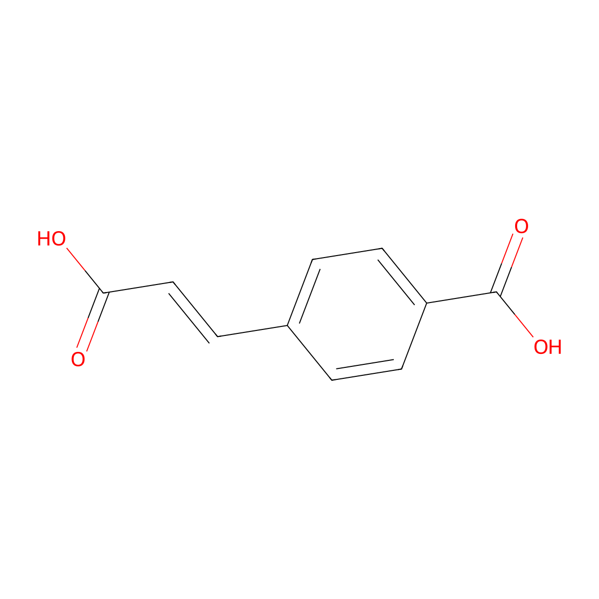 4-Carboxycinnamic Acid molecular structure, CAS 56148-65-3