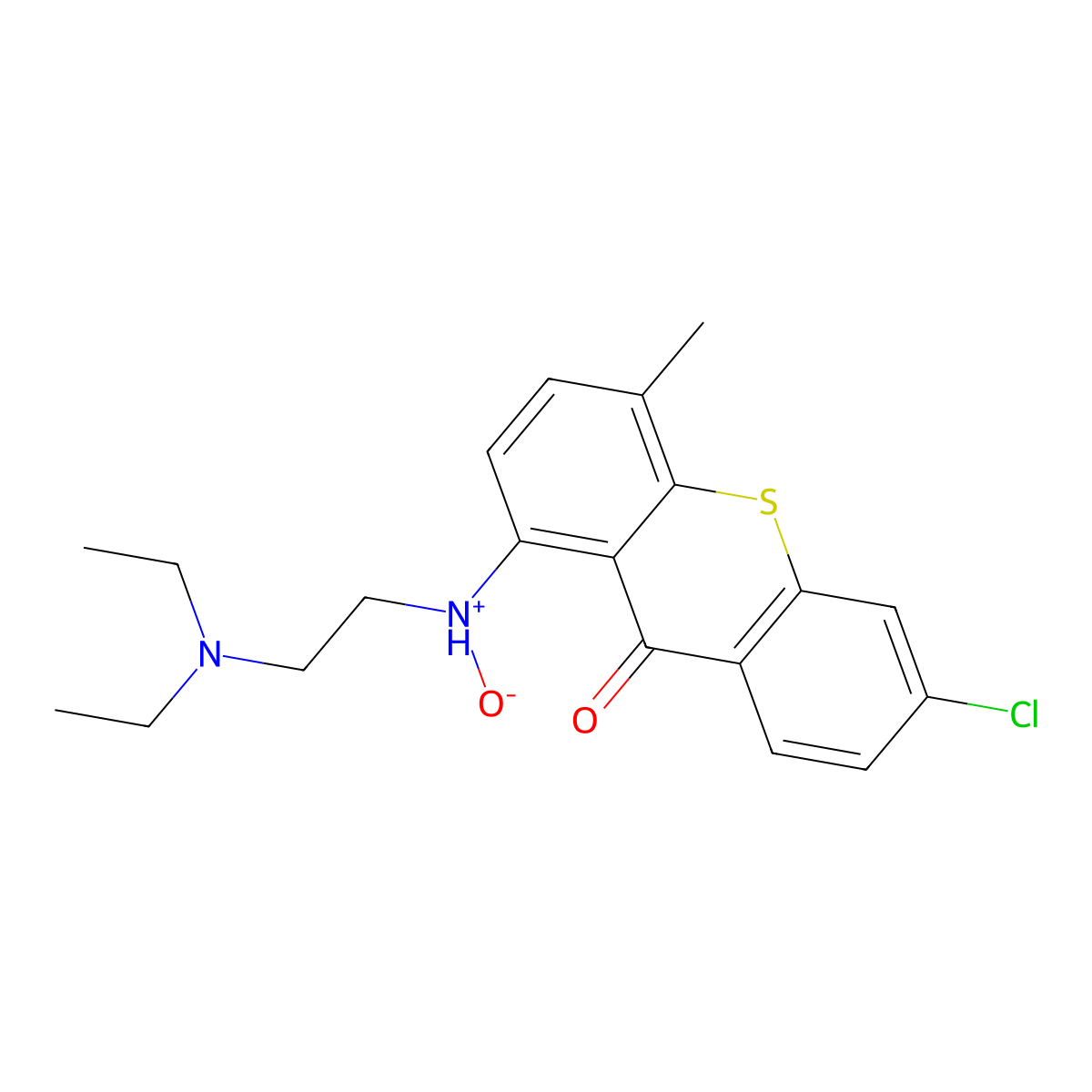 Chlorolucanthone N-oxide molecular structure, CAS 5615-07-6