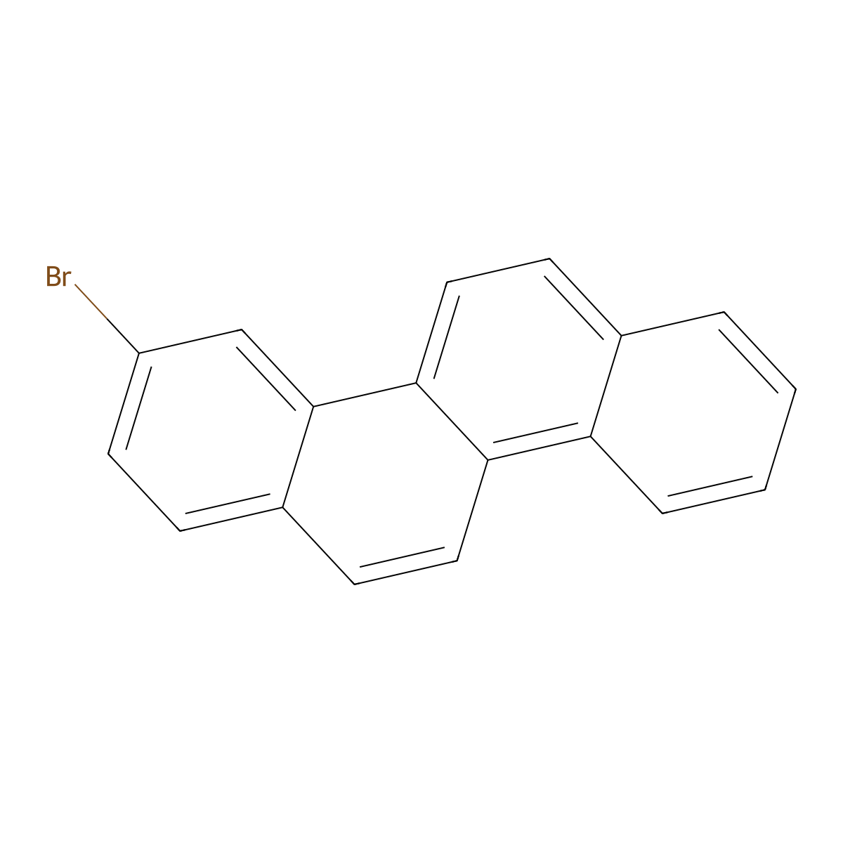 3-Bromochrysene molecular structure, CAS 56158-60-2