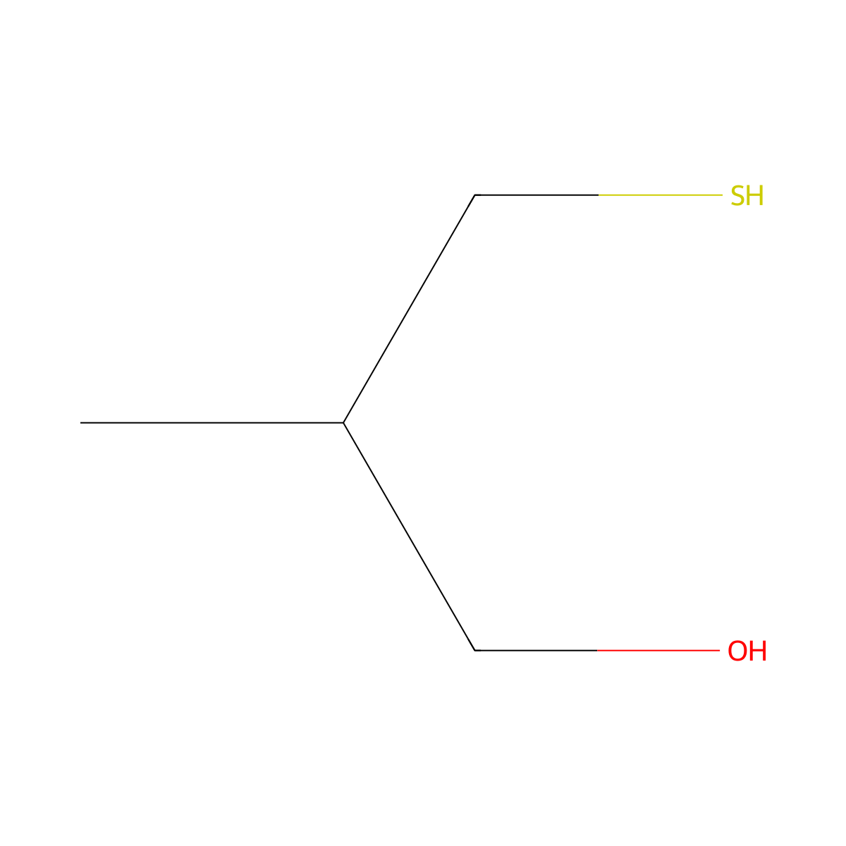 2-Methyl-3-sulfanylpropan-1-ol molecular structure, CAS 56160-79-3