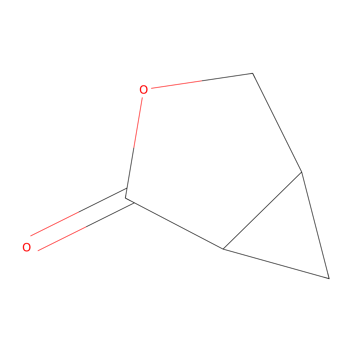 3-Oxabicyclo[3.1.0]hexan-2-one molecular structure, CAS 5617-63-0