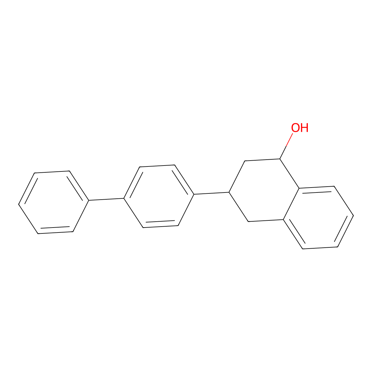 3-(1,1'-Biphenyl)-4-yl-1,2,3,4-tetrahydro-1-naphthol molecular structure, CAS 56181-66-9