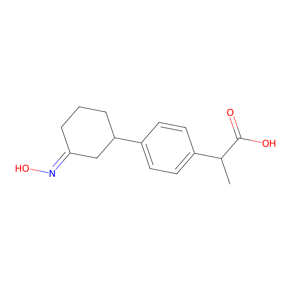Ximoprofen molecular structure, CAS 56187-89-4