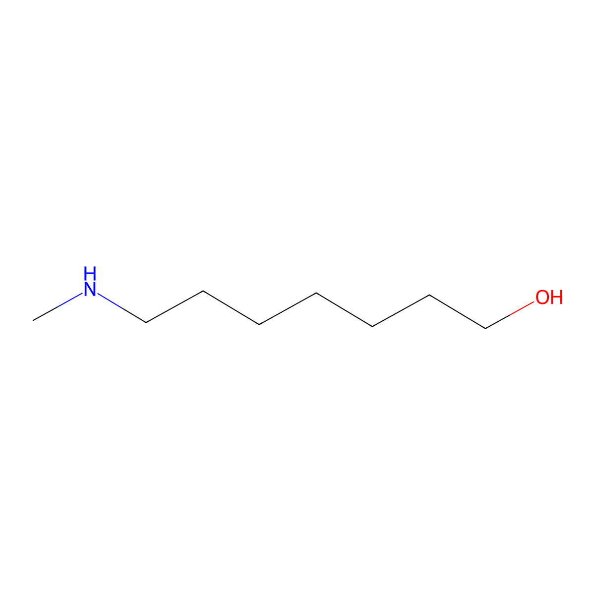 7-(Methylamino)heptan-1-ol molecular structure, CAS 56188-26-2