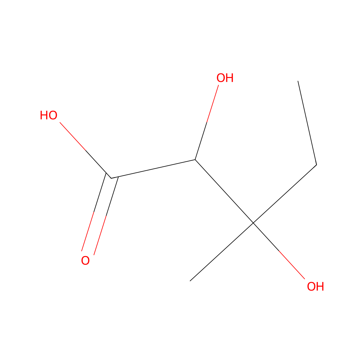 4,5-Dideoxy-3-C-methylpentonic acid molecular structure, CAS 562-43-6