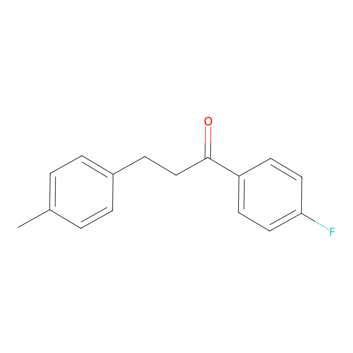 4'-Fluoro-3-(4-methylphenyl)propiophenone molecular structure, CAS 56201-96-8