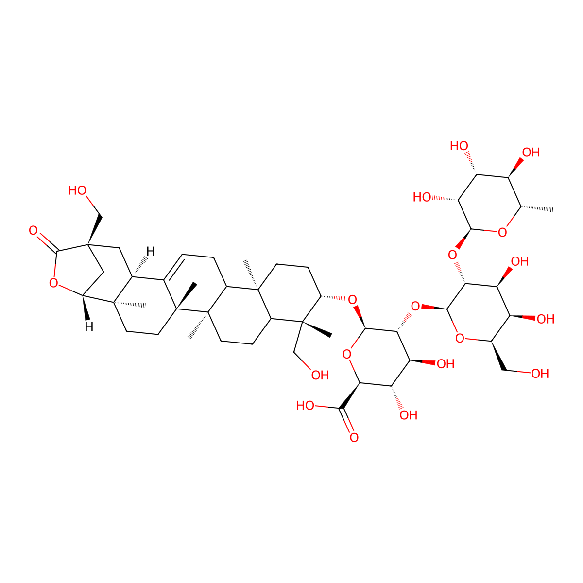 Millettiasaponin B molecular structure, CAS 562070-89-7