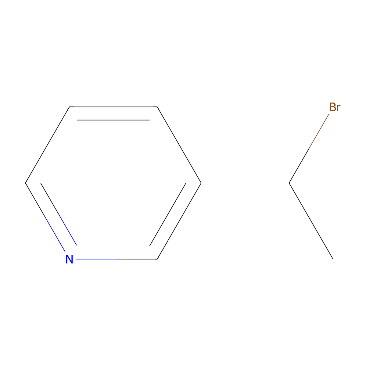3-(1-Bromoethyl)pyridine molecular structure, CAS 562074-53-7