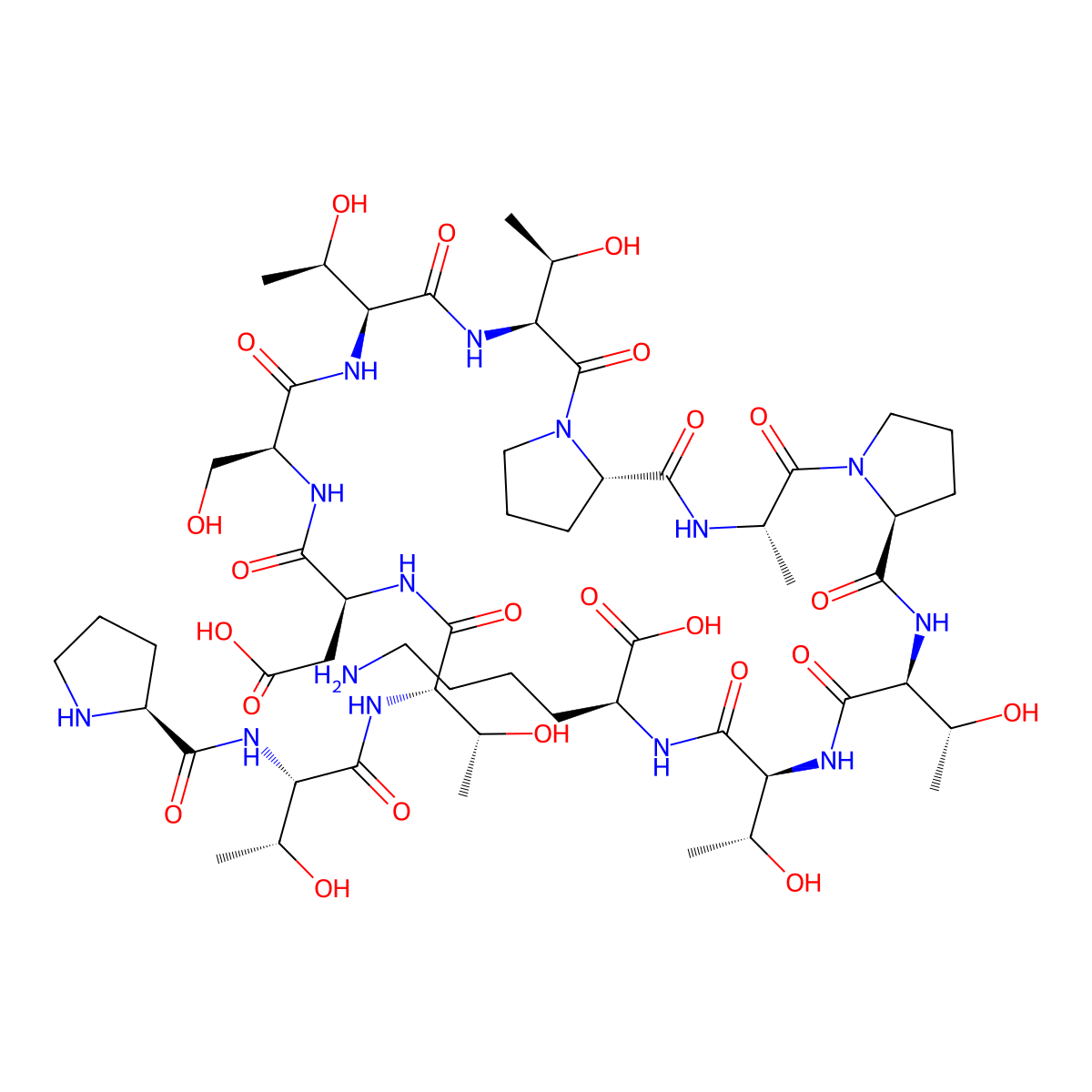 H-Pro-Thr-Thr-Asp-Ser-Thr-Thr-Pro-Ala-Pro-Thr-Thr-Lys-OH molecular structure, CAS 562082-63-7