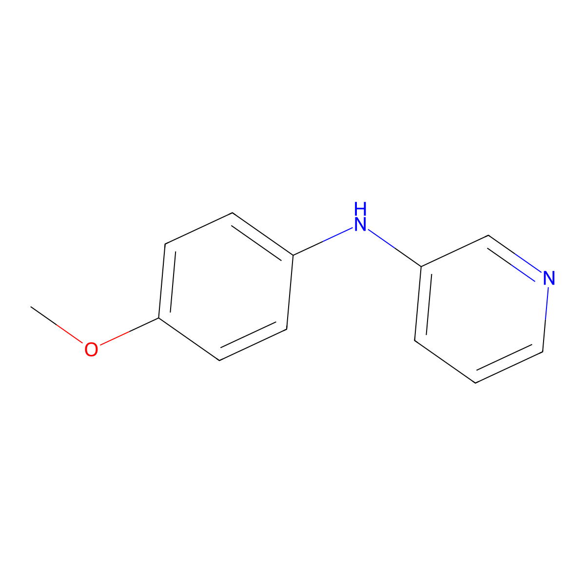 N-(4-Methoxyphenyl)pyridin-3-amine molecular structure, CAS 562085-85-2