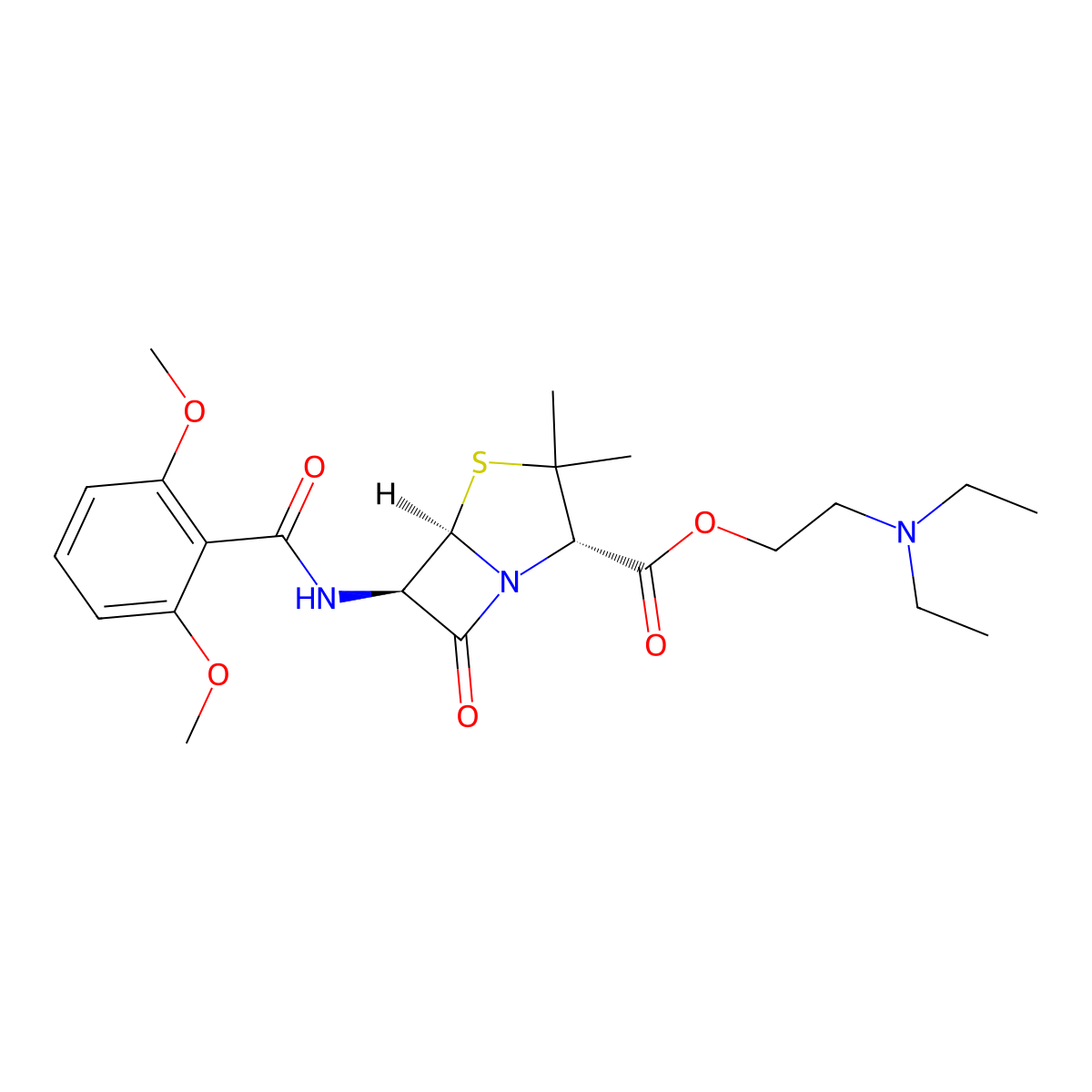 Tameticillin molecular structure, CAS 56211-43-9