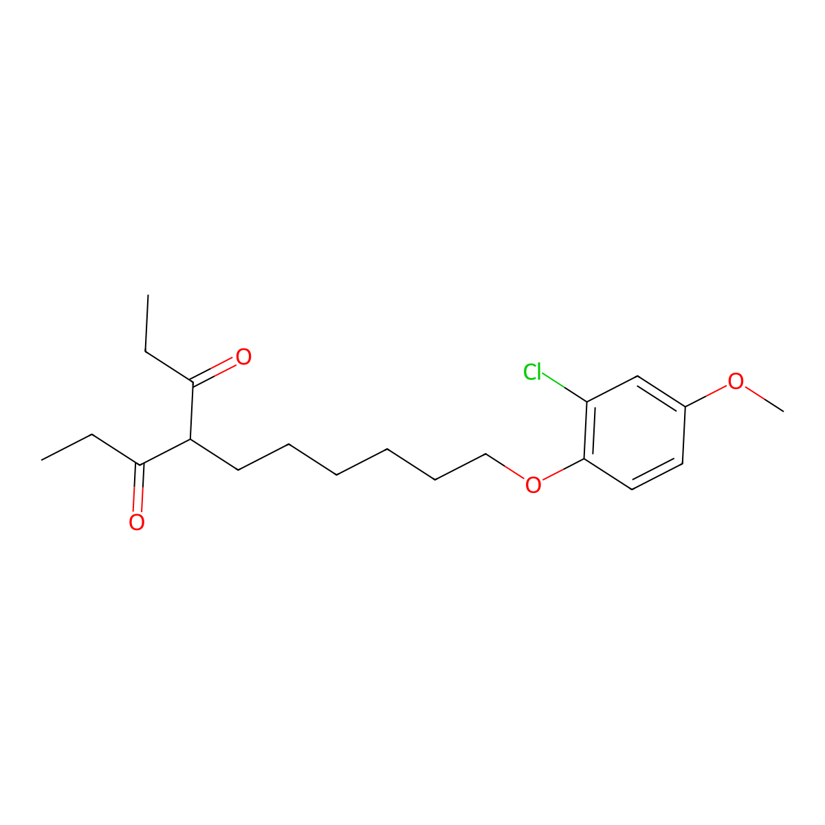 Arildone molecular structure, CAS 56219-57-9