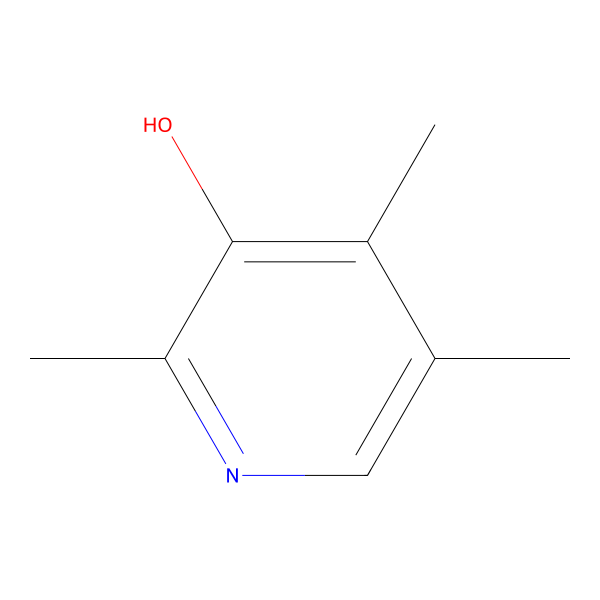 2,4,5-Trimethylpyridin-3-ol molecular structure, CAS 5622-78-6