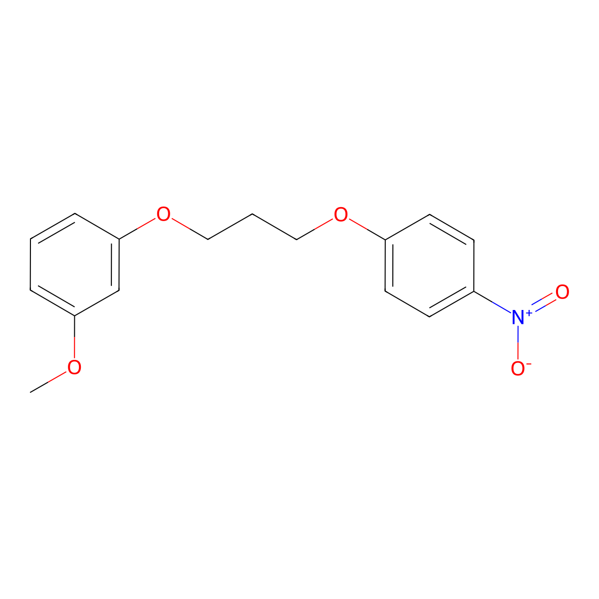 1-Methoxy-3-[3-(4-nitrophenoxy)propoxy]benzene molecular structure, CAS 5623-31-4