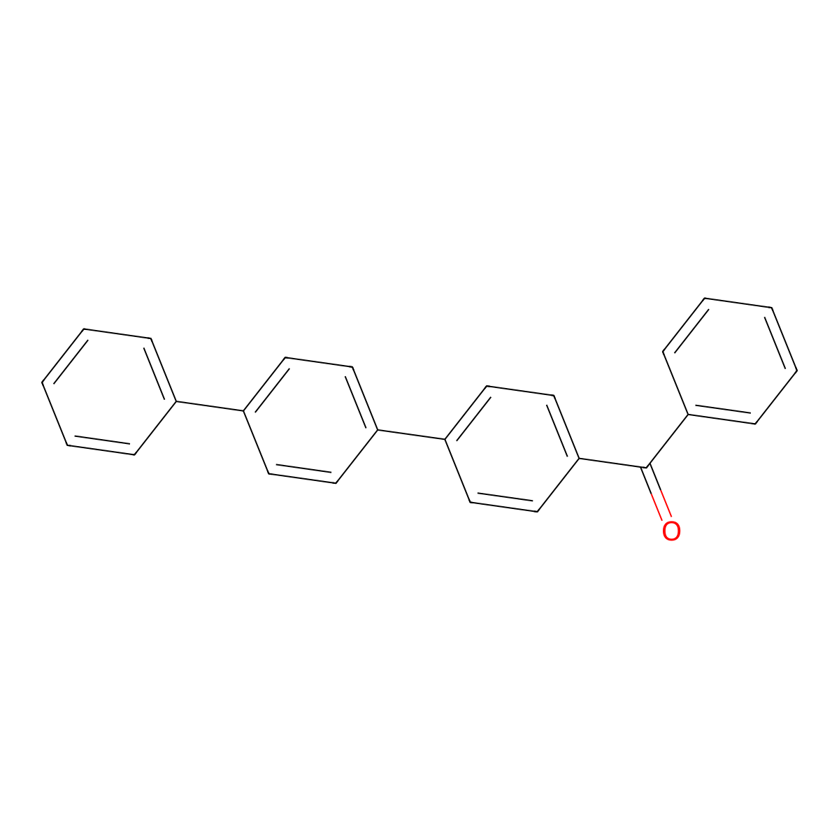 4-(4-Biphenylyl)benzophenone molecular structure, CAS 5623-42-7