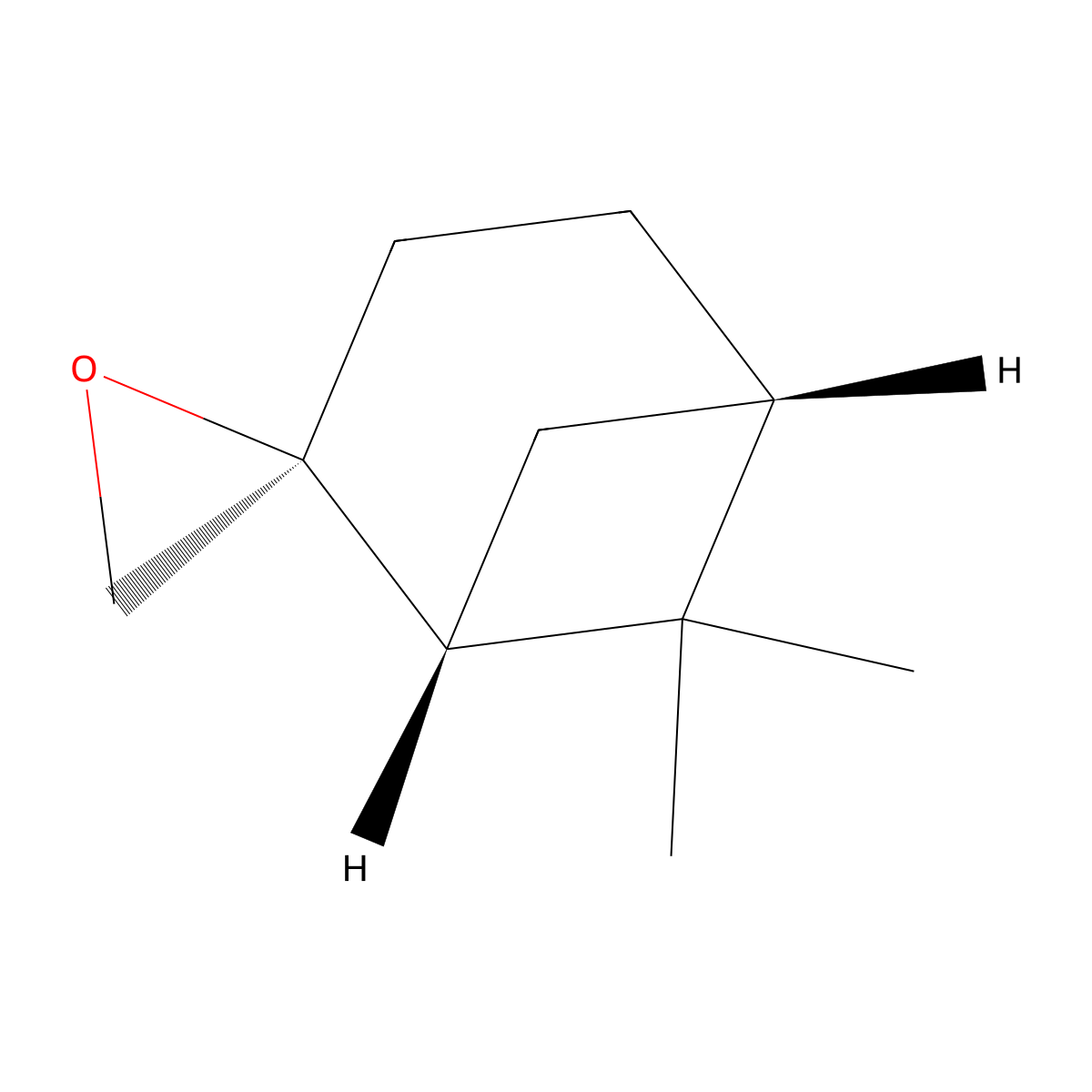 (1R,2S,5S)-7,7-Dimethylspiro(bicyclo(3.1.1)heptane-2,2'-oxirane) molecular structure, CAS 56246-58-3